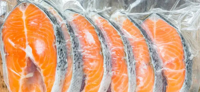 tranci di salmone surgelato